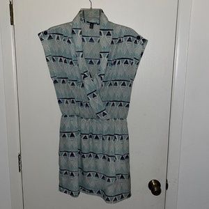 Aztec pattern Romper